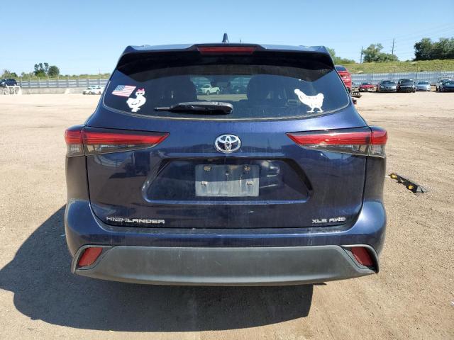 5TDHZRBH1MS092545 - 2021 TOYOTA HIGHLANDER XLE 蓝色 照片 6