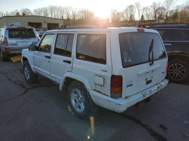 1J4FF58S51L548923 - 2001 JEEP CHEROKEE CLASSIC WHITE photo 2