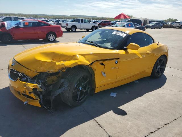 WBALM5C59BE380478 - 2011 BMW Z4 SDRIVE30I YELLOW photo 1