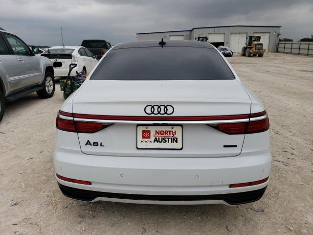 WAU8DAF83KN007392 - 2019 AUDI A8 L WHITE photo 6