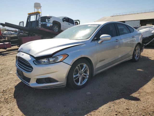 3FA6P0LU0FR228261 - 2015 FORD FUSION SE HYBRID GRAY photo 1