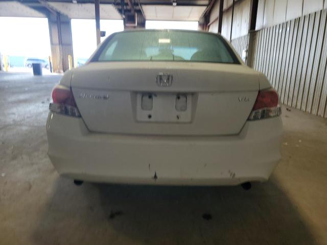 1HGCP36738A025769 - 2008 HONDA ACCORD EX WHITE photo 6