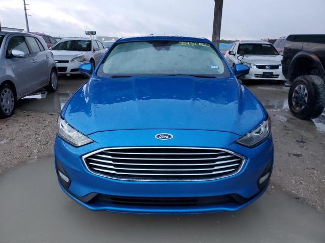 3FA6P0HD2LR165331 - 2020 FORD FUSION SE BLUE photo 5