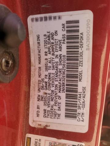 1NXBR32E96Z581018 - 2006 TOYOTA COROLLA CE BURGUNDY photo 12