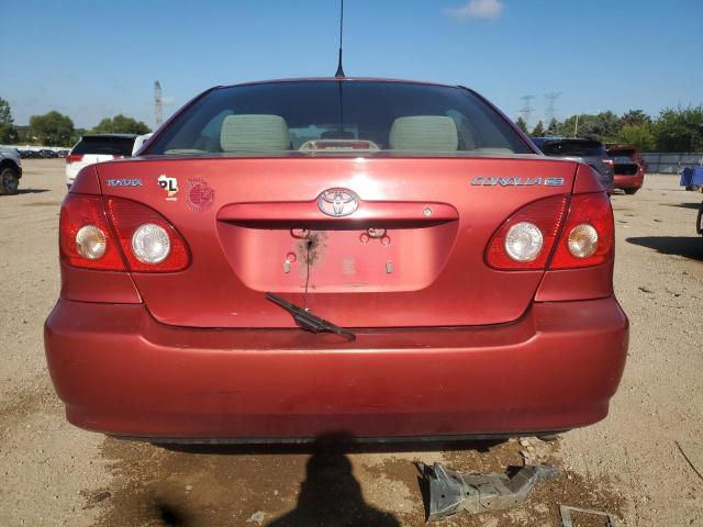 1NXBR32E96Z581018 - 2006 TOYOTA COROLLA CE BURGUNDY photo 6