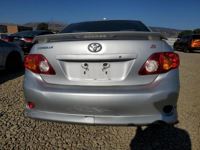 1NXBU4EE6AZ332071 - 2010 TOYOTA COROLLA BASE SILVER photo 6