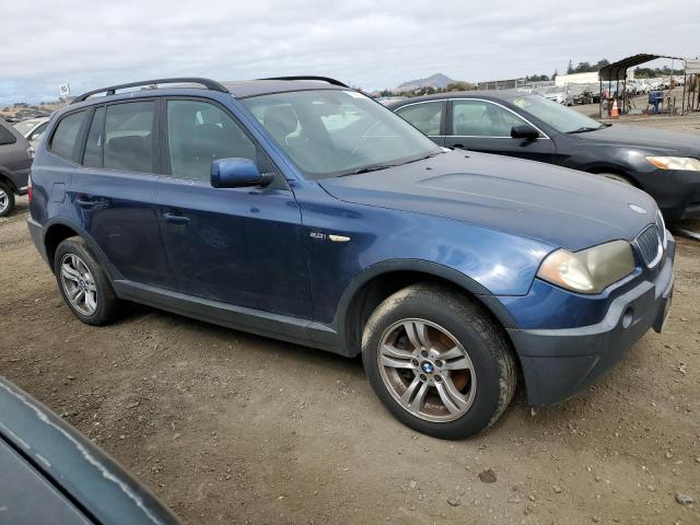 WBXPA93415WD06892 - 2005 BMW X3 3.0I BLUE photo 4