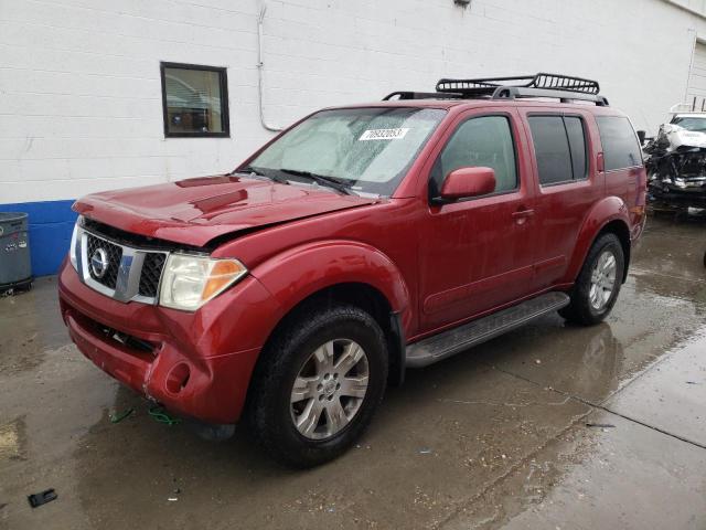 5N1AR18W05C721347 - 2005 NISSAN PATHFINDER LE RED photo 1