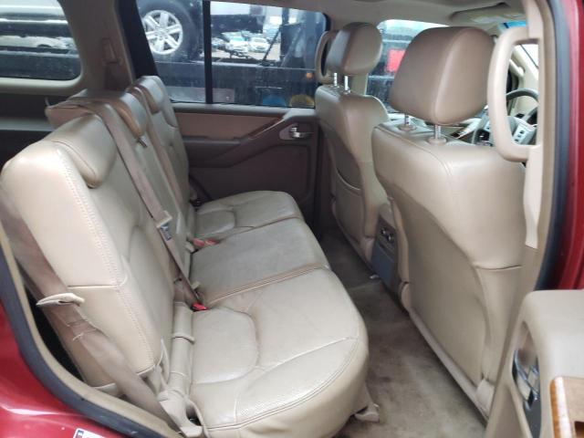 5N1AR18W05C721347 - 2005 NISSAN PATHFINDER LE RED photo 10