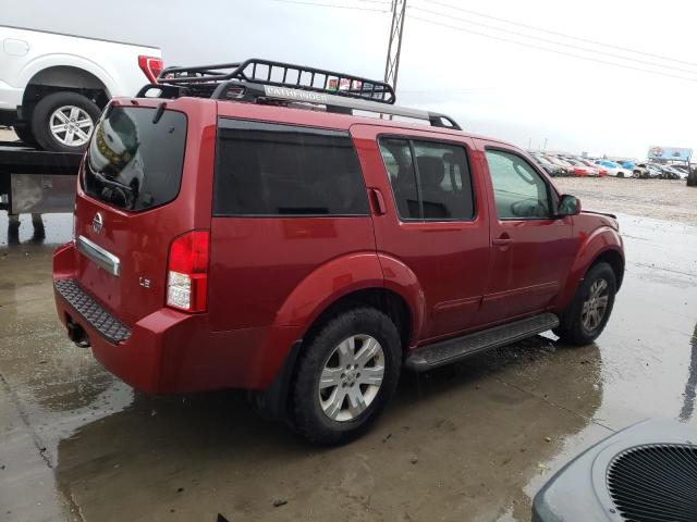 5N1AR18W05C721347 - 2005 NISSAN PATHFINDER LE RED photo 3