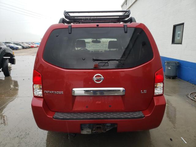 5N1AR18W05C721347 - 2005 NISSAN PATHFINDER LE RED photo 6