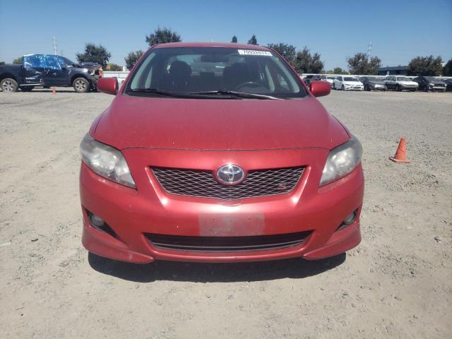 1NXBU40E49Z066939 - 2009 TOYOTA COROLLA BASE RED photo 5