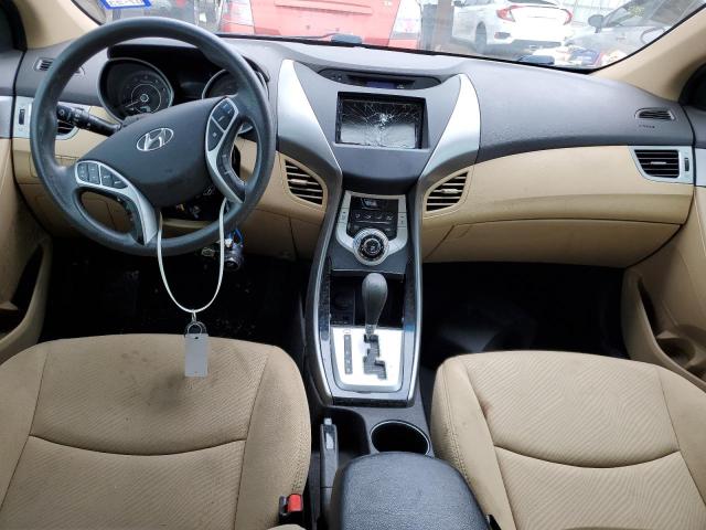 KMHDH4AE5CU444981 - 2012 HYUNDAI ELANTRA GLS RED photo 8