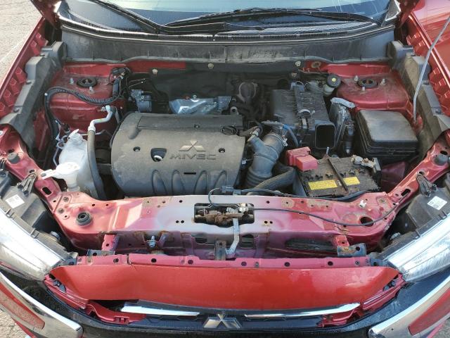 JA4AP3AU1KU002722 - 2019 MITSUBISHI OUTLANDER ES RED photo 12