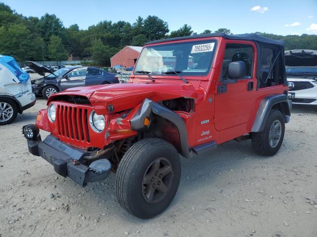 2004 JEEP WRANGLER X, 