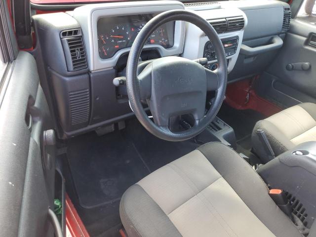 1J4FA39SX4P724444 - 2004 JEEP WRANGLER X RED photo 8