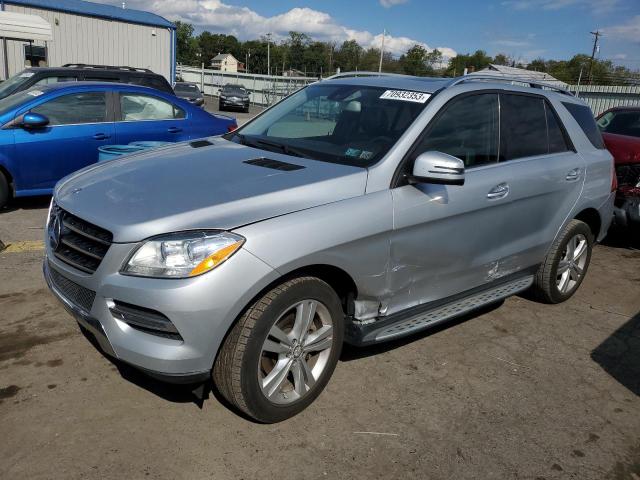 4JGDA5HB7FA523287 - 2015 MERCEDES-BENZ ML 350 4MATIC SILVER photo 1