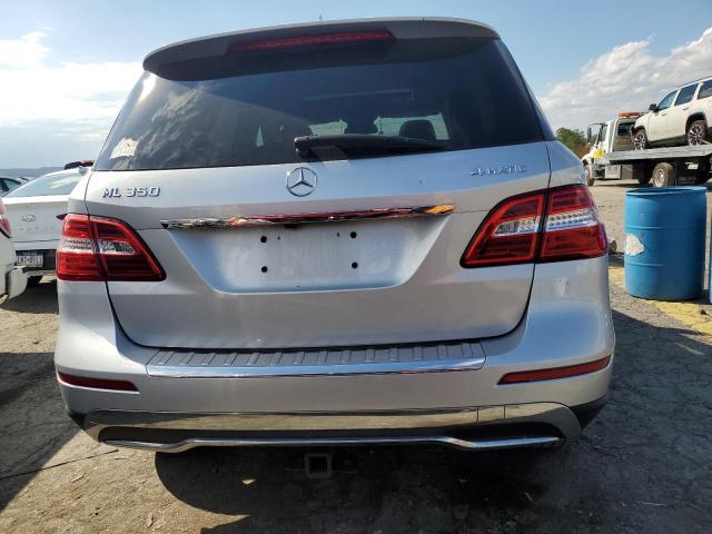 4JGDA5HB7FA523287 - 2015 MERCEDES-BENZ ML 350 4MATIC SILVER photo 6