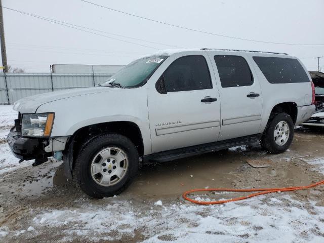 1GNUKHE33AR261625 - 2010 CHEVROLET SUBURBAN K1500 LS SILVER photo 1