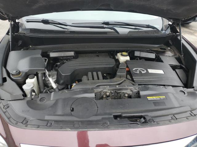 5N1CL0MM5EC525526 - 2014 INFINITI QX60 HYBRID BURGUNDY photo 12