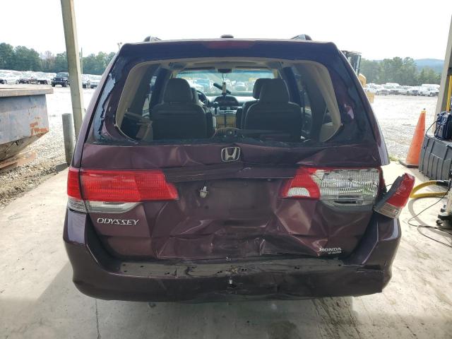 5FNRL38658B050964 - 2008 HONDA ODYSSEY EXL PURPLE photo 6
