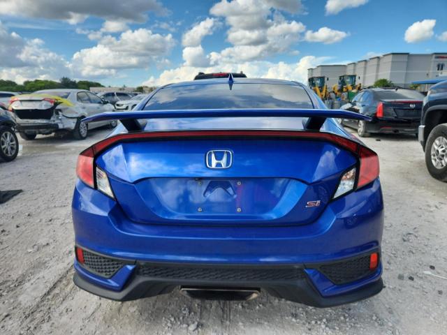 2HGFC3A55KH754931 - 2019 HONDA CIVIC SI BLUE photo 6