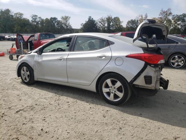 5NPDH4AE4DH371960 - 2013 HYUNDAI ELANTRA GLS SILVER photo 2