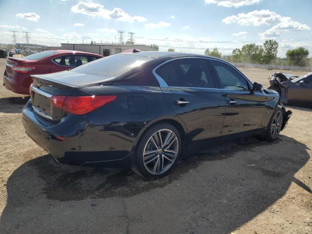 JN1BV7AR3FM412563 - 2015 INFINITI Q50 BASE BLACK photo 3