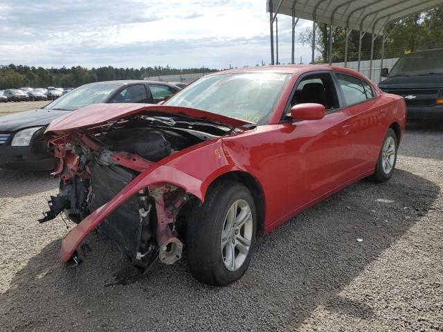 2C3CDXBG7GH293233 - 2016 DODGE CHARGER SE RED photo 2