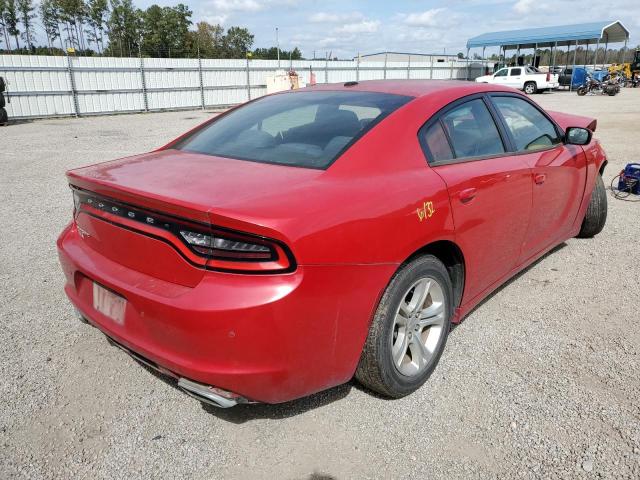 2C3CDXBG7GH293233 - 2016 DODGE CHARGER SE RED photo 4