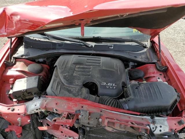 2C3CDXBG7GH293233 - 2016 DODGE CHARGER SE RED photo 7