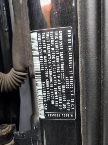 3VWFP7AT5DM688956 - 2013 VOLKSWAGEN BEETLE BLACK photo 12