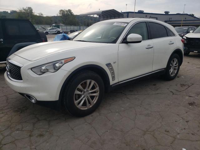 JN8CS1MU2HM141607 - 2017 INFINITI QX70 WHITE photo 1