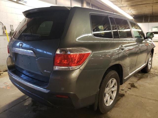5TDBK3EH2BS073065 - 2011 TOYOTA HIGHLANDER BASE Теңіз көгі фото 3
