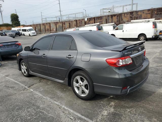 2T1BU4EEXBC665828 - 2011 TOYOTA COROLLA BASE GRAY photo 2