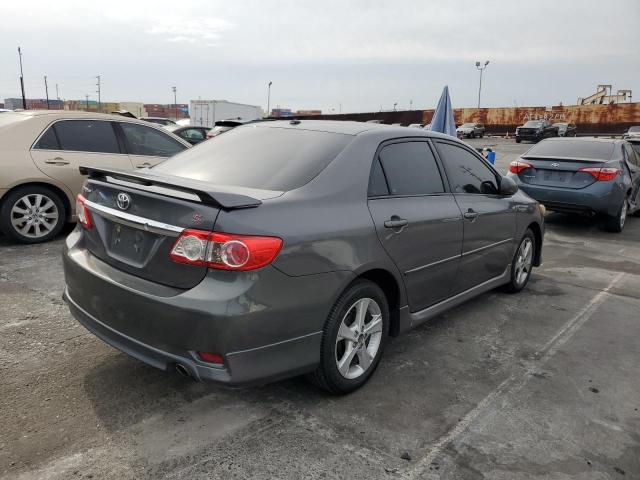 2T1BU4EEXBC665828 - 2011 TOYOTA COROLLA BASE GRAY photo 3