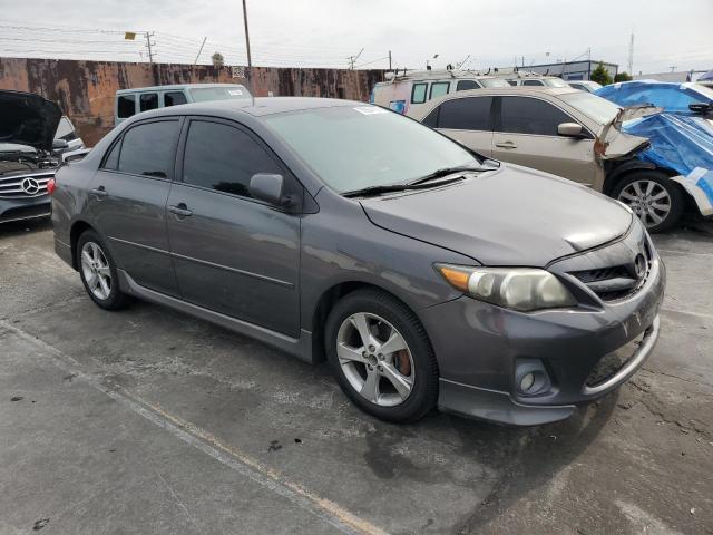 2T1BU4EEXBC665828 - 2011 TOYOTA COROLLA BASE GRAY photo 4