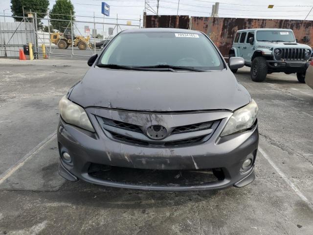 2T1BU4EEXBC665828 - 2011 TOYOTA COROLLA BASE GRAY photo 5