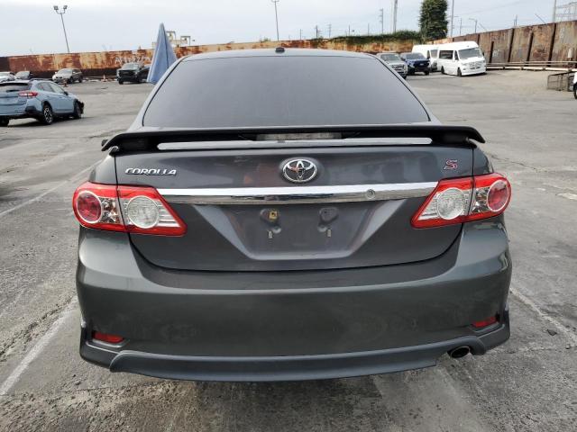 2T1BU4EEXBC665828 - 2011 TOYOTA COROLLA BASE GRAY photo 6