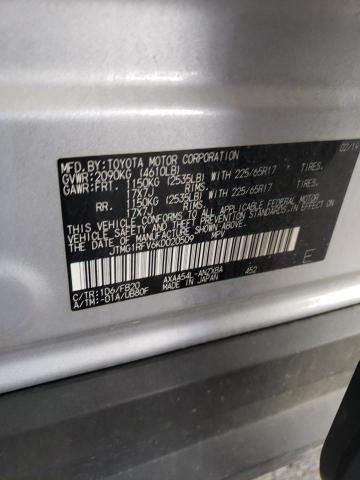 JTMG1RFV6KD020509 - 2019 TOYOTA RAV4 LE Argent photo 13