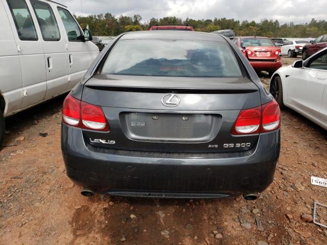 JTHCH96S560019637 - 2006 LEXUS GS 300 GRAY photo 6