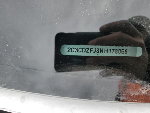 2C3CDZFJ8NH178056 - 2022 DODGE CHALLENGER R/T SCAT PACK WHITE photo 12