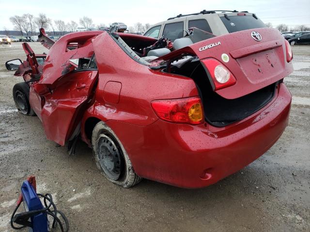 1NXBU4EE8AZ233056 - 2010 TOYOTA COROLLA BASE RED photo 2