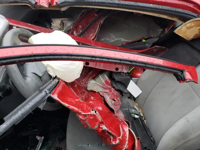1NXBU4EE8AZ233056 - 2010 TOYOTA COROLLA BASE RED photo 7