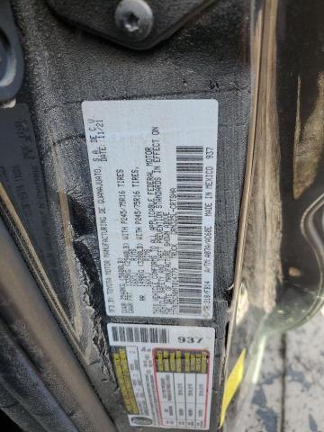 3TYRZ5CN0NT014779 - 2022 TOYOTA TACOMA ACCESS CAB შავი ფოტო 12