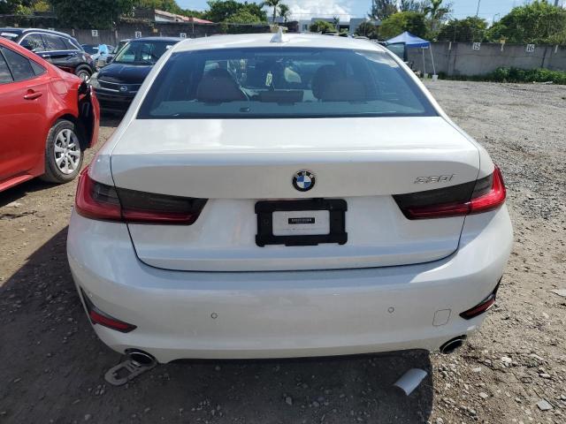 3MW5R1J06M8C14757 - 2021 BMW 330I WHITE photo 6