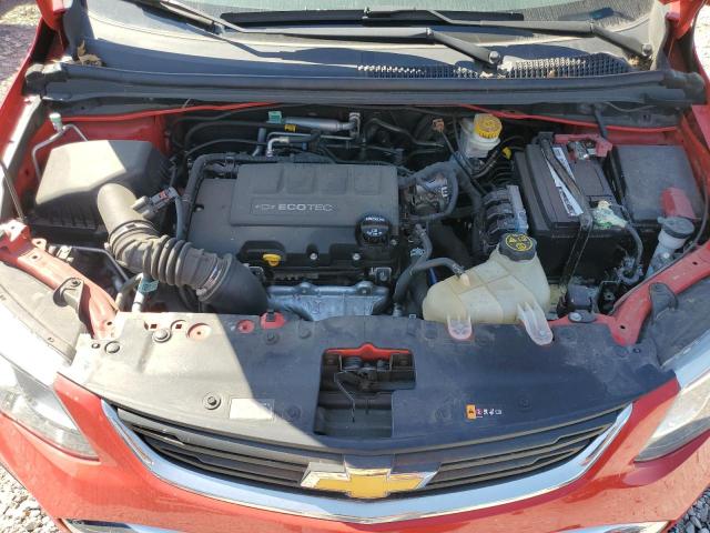 1G1JD5SB9K4125104 - 2019 CHEVROLET SONIC LT Czerwony zdjęcie 11