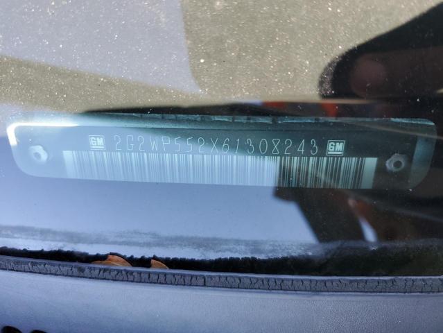 2G2WP552X61308243 - 2006 PONTIAC GRAND PRIX SILVER photo 12