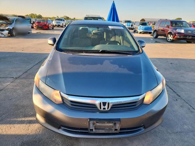 19XFB2F5XCE105465 - 2012 HONDA CIVIC LX GRAY photo 5