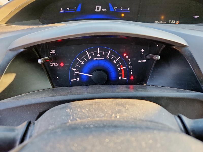 19XFB2F5XCE105465 - 2012 HONDA CIVIC LX GRAY photo 9